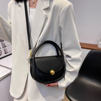 Women's  New Hand Carry Messenger One-shoulder Fashion Solid Color Underarm Bag20.5*15.5*8cm sku image 4