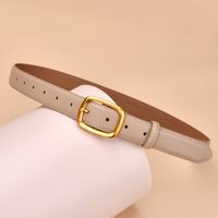 New Two-layer Leather Ladies Pin Buckle Casual Retro Female Buckle Jeans Belt main image 5