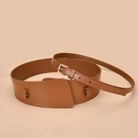 New Ladies Decorative Fashion Corset Waist Buckle Genuine Leather Bandwidth Belt main image 4