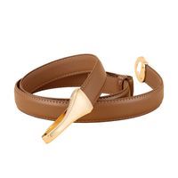 Women Dress Thin Suit Versatile Leather Thin Section Fashion Belt main image 6