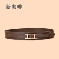 Leather Women's Decoration Coat Waist Elastic Belt Leather Pants Wholesale sku image 3