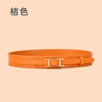 Leather Women's Decoration Coat Waist Elastic Belt Leather Pants Wholesale sku image 8