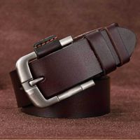 Leather Men's Pin Buckle Youth Retro Casual Jeans Wholesale Belt sku image 6