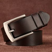 Leather Men's Pin Buckle Youth Retro Casual Jeans Wholesale Belt sku image 9