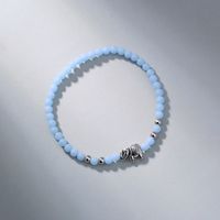 New Creative Personality Jewelry Elephant Element Accessories Beaded Sky Blue Luminous Beads Luminous Elastic Bracelet Jewelry main image 6