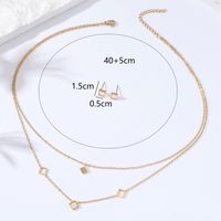201 Stainless Steel 18K Gold Plated Simple Style Geometric main image 5
