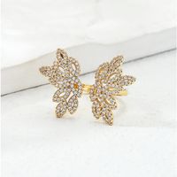 Ethnic Style Butterfly 18K Gold Plated Zircon Copper Wholesale main image 3