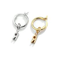 Pendientes De Plata De Moda Con Letras Desmontables Para Mujer Al Por Mayor main image 6