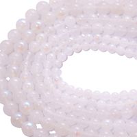 Natural White Moonstone Optimized Loose Beads Hand Beading Semi-finished Accessories main image 6