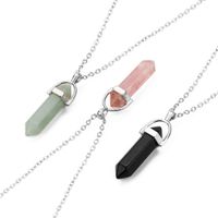 Bullet Crystal Pendant Necklace Fashion Couple Jewelry Wholesale main image 4