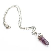 Bullet Crystal Pendant Necklace Fashion Couple Jewelry Wholesale main image 6