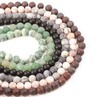 Frosted Natural Miscellaneous Stone Agate Loose Beads main image 6