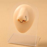 Fashion Stainless Steel U-shaped Nose Ring Nose Clip Set Wholesale main image 3