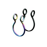 Fashion Stainless Steel U-shaped Nose Ring Nose Clip Set Wholesale main image 6