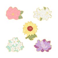 Fashion Flower Brooch Lily Sunflower Alloy Brooch main image 6