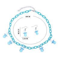 Creative Handmade Acrylic Transparent Party Set Pacifier Necklace main image 6