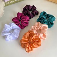 Fashion Solid Color Hair Ringsimple Elastic Band Hair Rope Hair Accessories main image 4