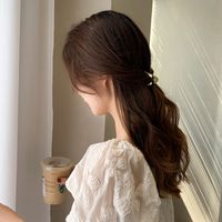 Simple V-shaped Hairpin Fashion Geometric Solid Color Hairdress main image 3