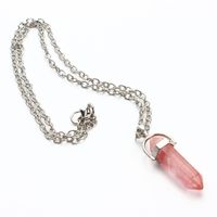 Bullet Crystal Pendant Necklace Fashion Couple Jewelry Wholesale sku image 17