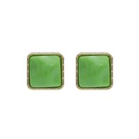 New Candy-colored Female Geometric Square Simple Alloy Earrings sku image 14