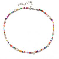 Collier Ethnique Bohème Coloré De Perles Colorées De Mode main image 1