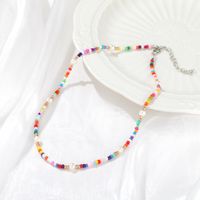 Collier Ethnique Bohème Coloré De Perles Colorées De Mode main image 4