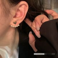 Creative Simple Fashion Female Pearl Alloy Ear Bone Clip Wholesale sku image 2