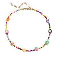 Collier Ethnique Bohème Coloré De Perles Colorées De Mode sku image 3