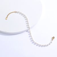 Chinoiserie Circle Imitation Pearl Women's Anklet main image 7