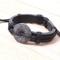 Star Anise Chinese Element Retro Leather Bracelet Wholesale main image 4