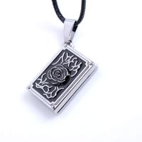 Fashion Rose Titanium Steel Necklace Retro Jewelry Small Wholesale Jewelry main image 1