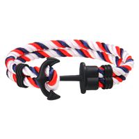 Anchor Navy Lifeline Pirate Style Multi-layer Bracelet Wholesale main image 3