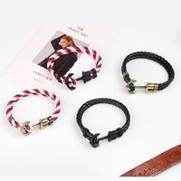 Anchor Navy Lifeline Pirate Style Multi-layer Bracelet Wholesale main image 5