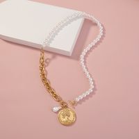 Fashion Simple Ladies Pearl Creative Multilayer Alloy Necklace Wholesale main image 5