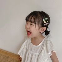Fashion Simple Children's Hair Clip Solid Color Hairpin main image 5