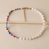 Jewelry Fashion Color Beads Pearl Bohemian Alloy Necklace main image 5