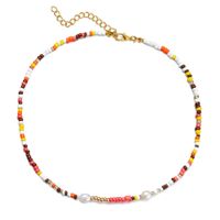 Jewelry Fashion Color Beads Pearl Bohemian Alloy Necklace main image 6