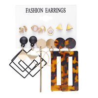 Fashion Simple Acrylic Earrings Elephant Diamond Alloy Drop Earrings main image 6