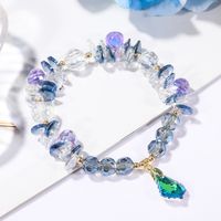 Lavender Bracelet Amethyst Blue Transfer Beads Simple Bracelet main image 5