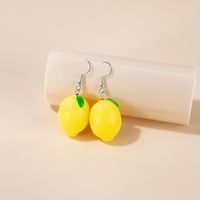 1 Pair Cute Fruit Resin Women's Earrings sku image 4