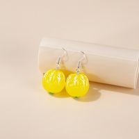 1 Pair Cute Fruit Resin Women's Earrings sku image 5