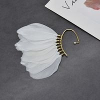 Fashion Creative Feather Earrings Simple Alloy Ear Clip sku image 1