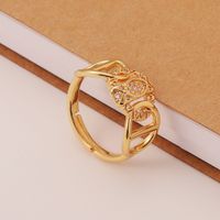 Fashion Geometric Pig Nose Copper Tail Ring Hip Hop Open Ring main image 4