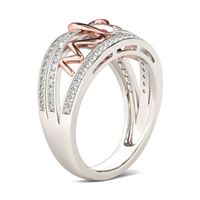 Creative Love Mom Alloy Ring Plated 14k Color Separation Mother's Day Gift main image 4
