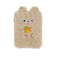 Bear 11 Inch Cute Girl Rabbit Clutch Plush Tablet Storage Liner Bag28*21cm main image 6