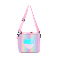 New Glitter Laser Rainbow Color Bento Girl Simple Shoulder Bag25*22cm main image 6