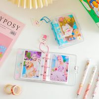 Cartoon Cute Transparent Three-hole Album Pvc Binder Diy Hand Account Book main image 5