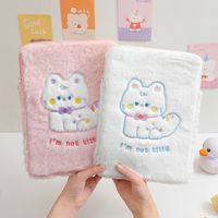 New Cat Cute Plush Tablet Bag Cartoon Soft Cute Inner Bag Protective Bag29*22 Cm main image 3