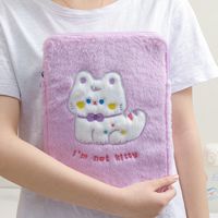 New Cat Cute Plush Tablet Bag Cartoon Soft Cute Inner Bag Protective Bag29*22 Cm main image 4