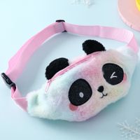 Cute Panda Cartoon Plush Waist Bag Children's Messenger Bag27*13*3 main image 4
